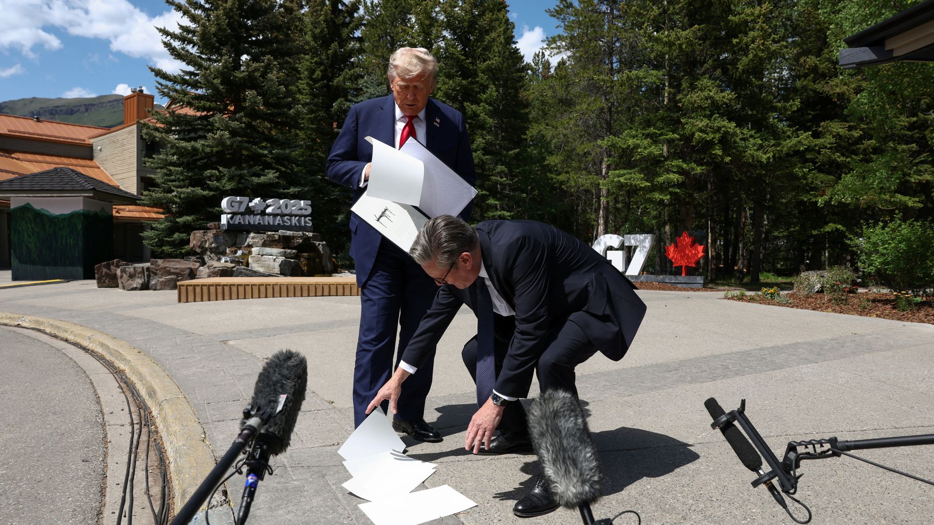 US and UK sign trade deal – before Trump drops it