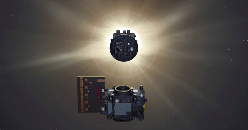 Artificial solar eclipse engineered in Europe offers new look at Sun