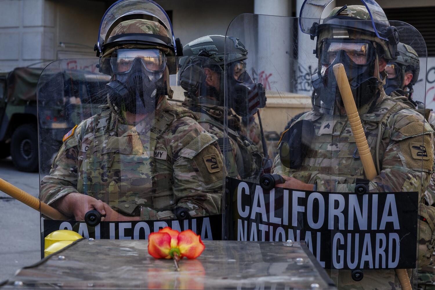 ‘Occupation’ or fighting ‘rebellion’? 9th Circuit weighs Trump’s case for troops in L.A.