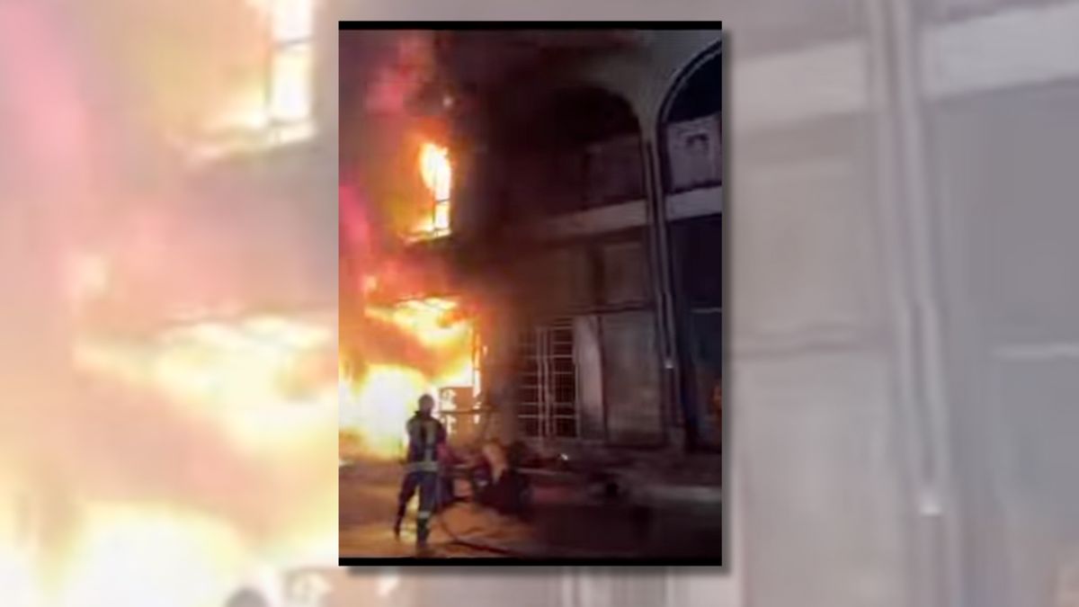 Video doesn’t show fire in Tel Aviv from Iran missile strike on Israel in June 2025