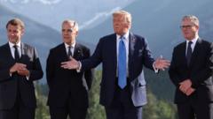 Watch: How Trump looms over G7 despite early departure
