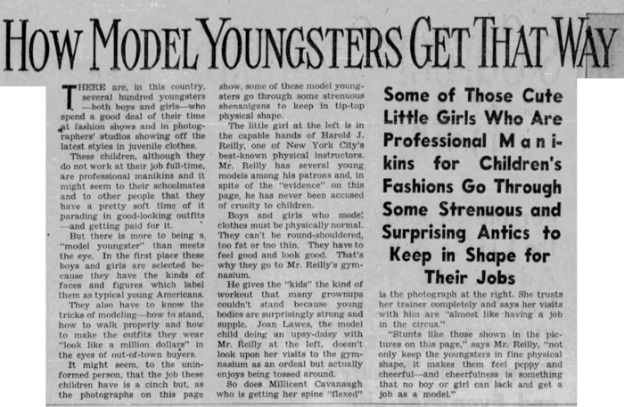 How Model Youngsters Get That Way