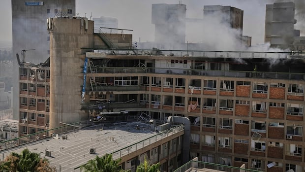 Iranian missile hits main hospital in southern Israel as strikes wound dozens