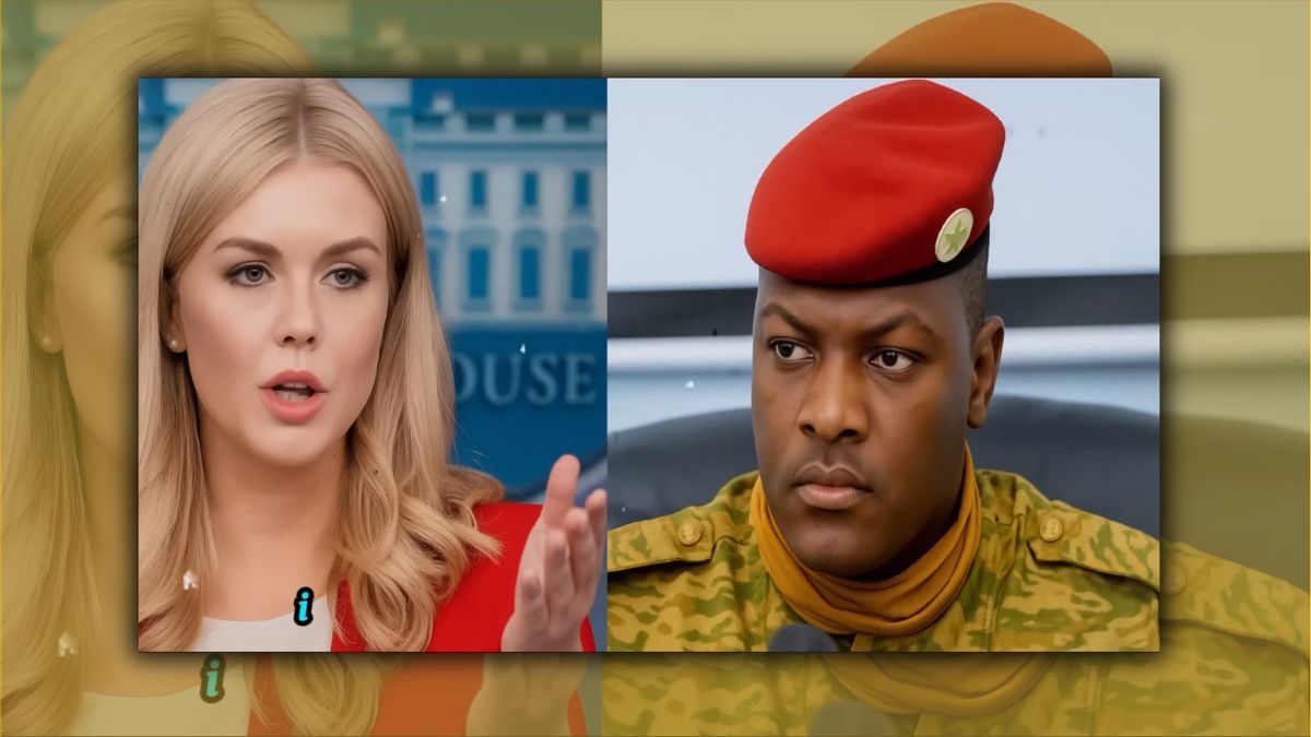 No, Karoline Leavitt didn’t tell Burkina Faso President Ibrahim Traoré to ‘sit down, boy’