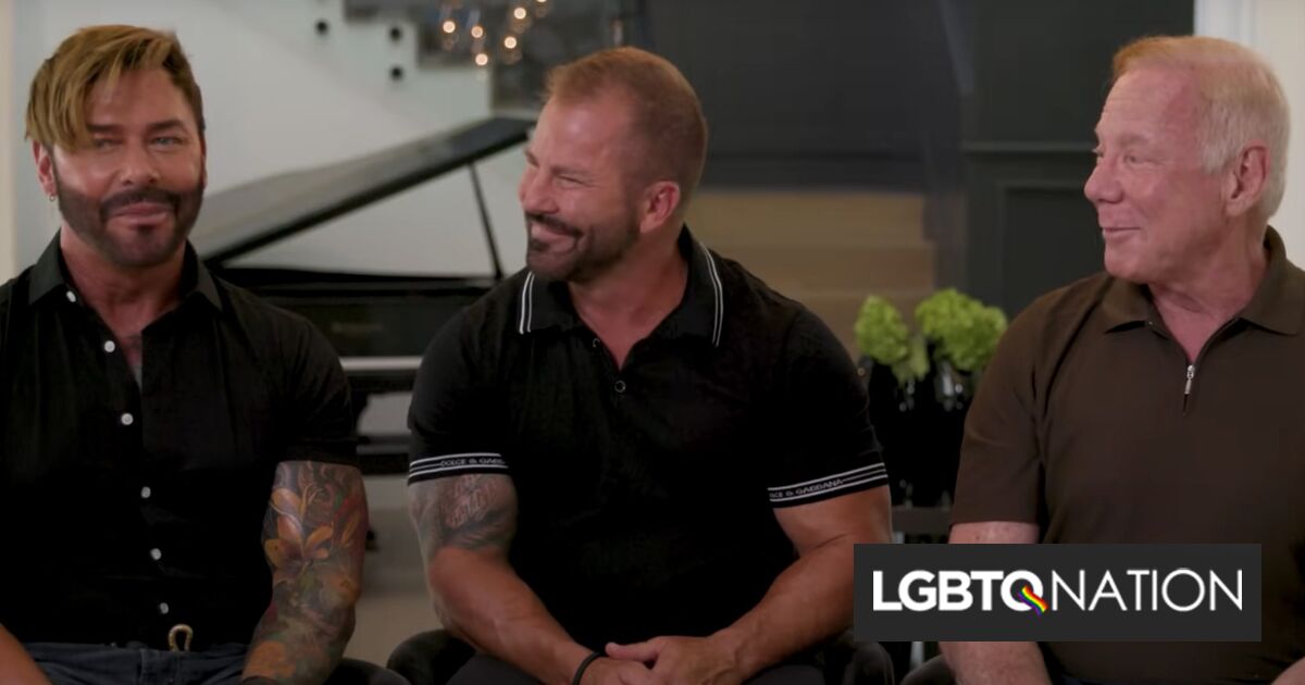This queer family has three loving dads & no they’re not a throuple