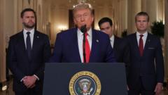 Watch: Trump says strikes on Iran a ‘spectacular military success’ in address