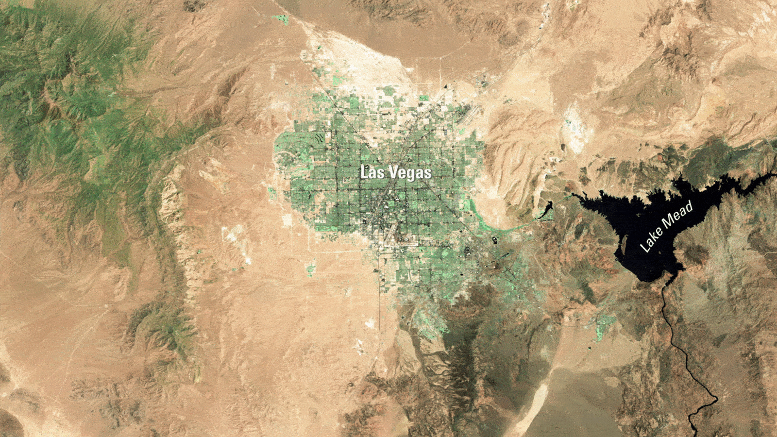 Final photo from iconic US satellite shows how Las Vegas has ‘doubled’ in size over the last 25 years — Earth from space