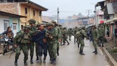 Colombian army frees 57 soldiers held captive by locals