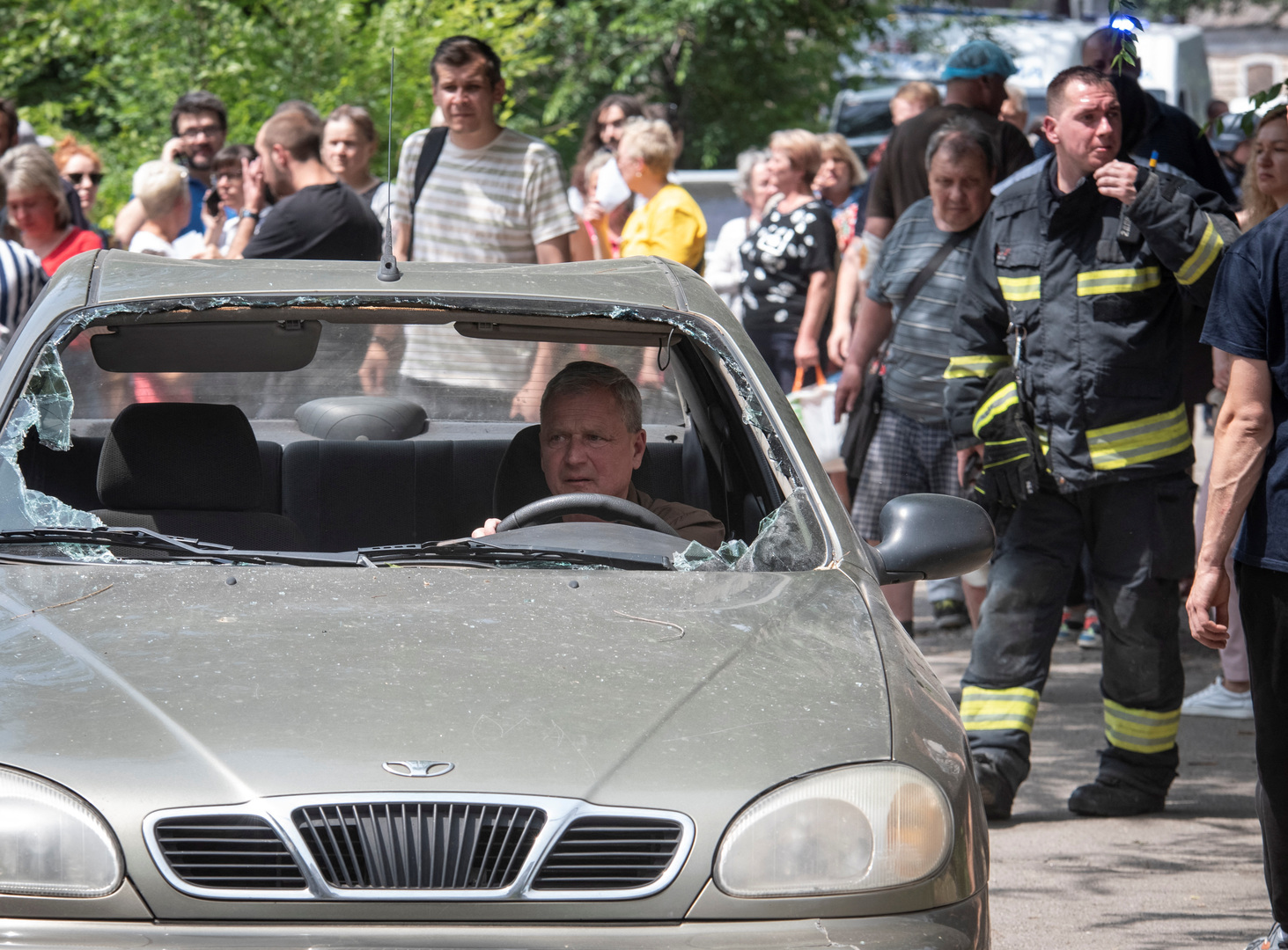 Dnipro church hit by Russian missile mid-service