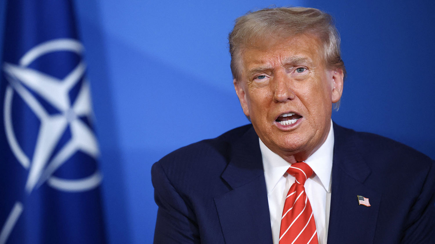 Trump holds press conference at NATO summit