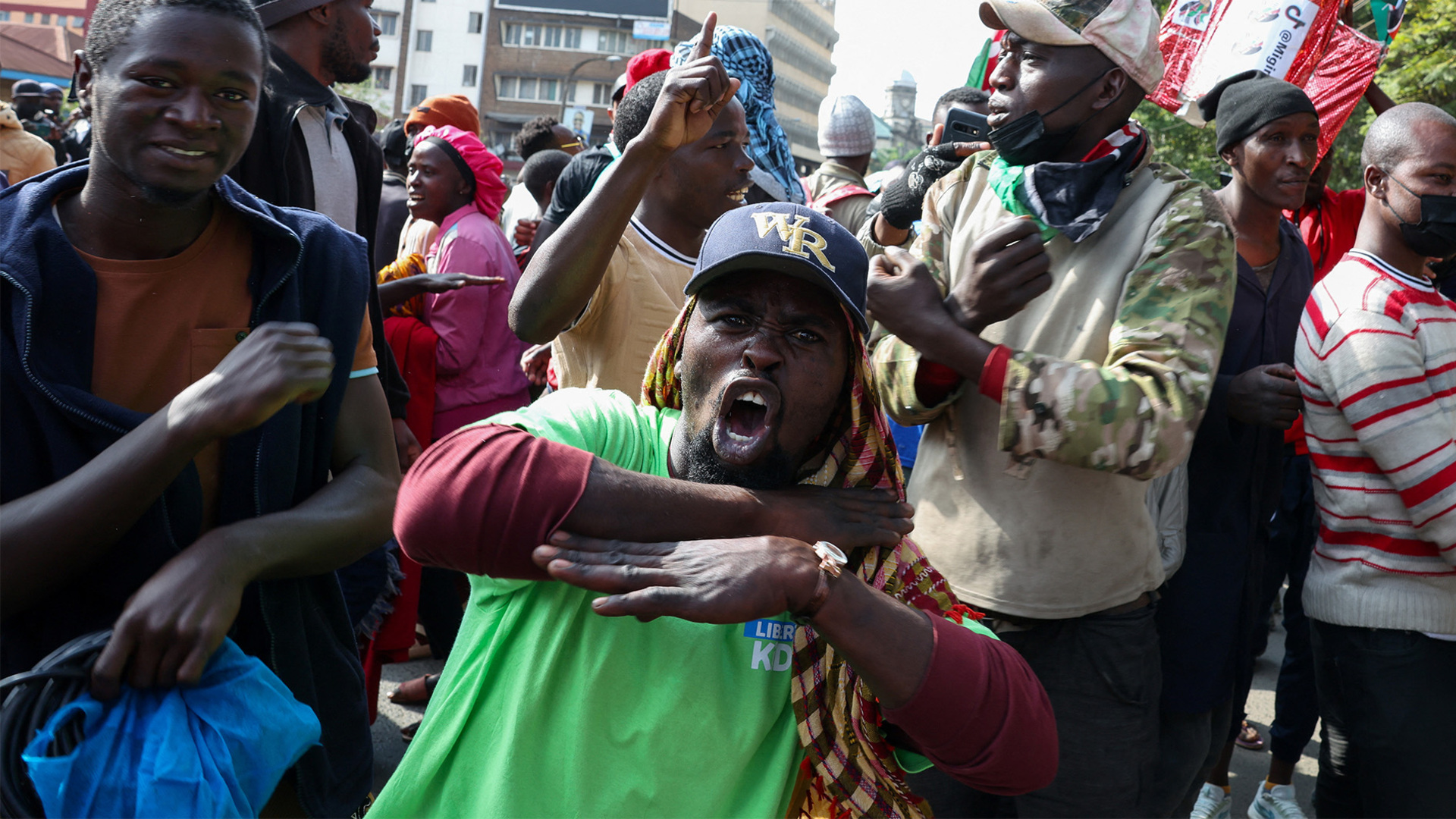 Kenyans take to streets a year after deadly anti-govt protests