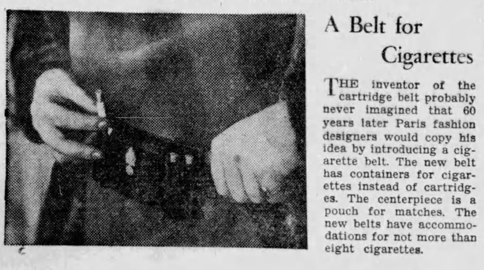 Cigarette Belt