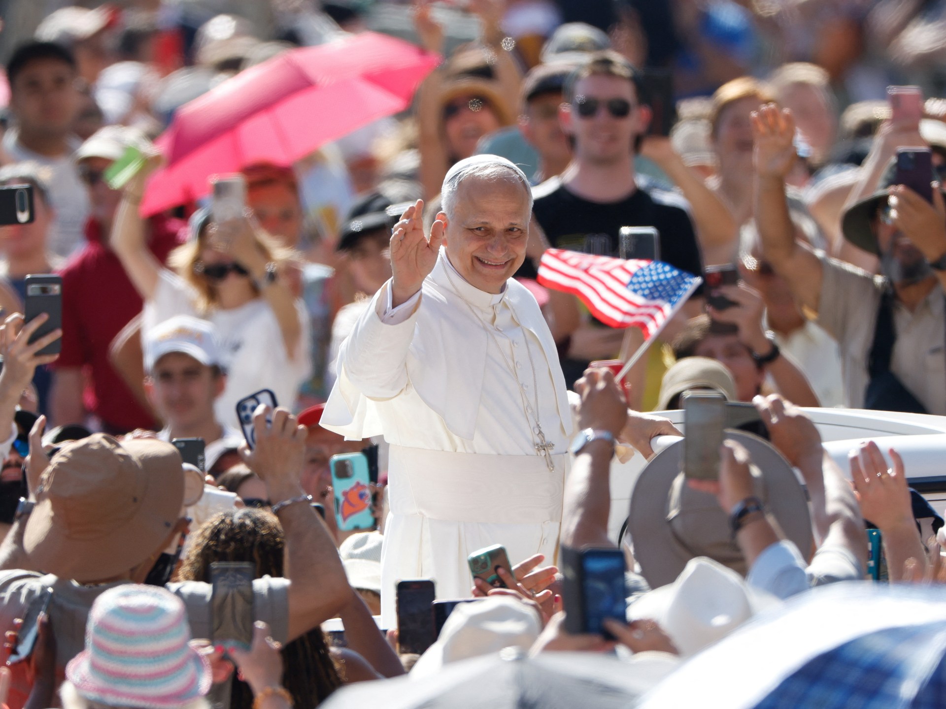 Pope Leo decries ‘shameful’ disregard for international law