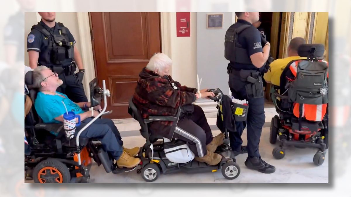 Capitol Police used ‘zip ties’ to restrain wheelchair users protesting Medicaid cuts