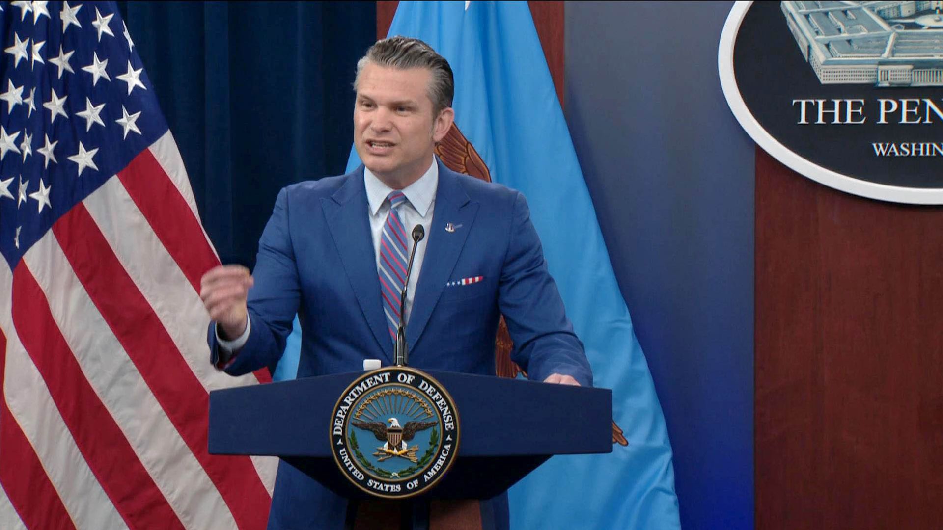 US defence secretary’s Iran strikes briefing turned into a full throttle assault on the press