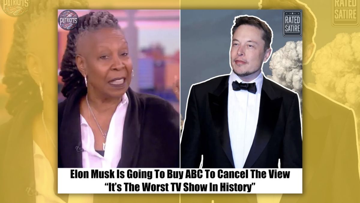 Elon Musk Going to Buy ABC to Cancel ‘The View’?