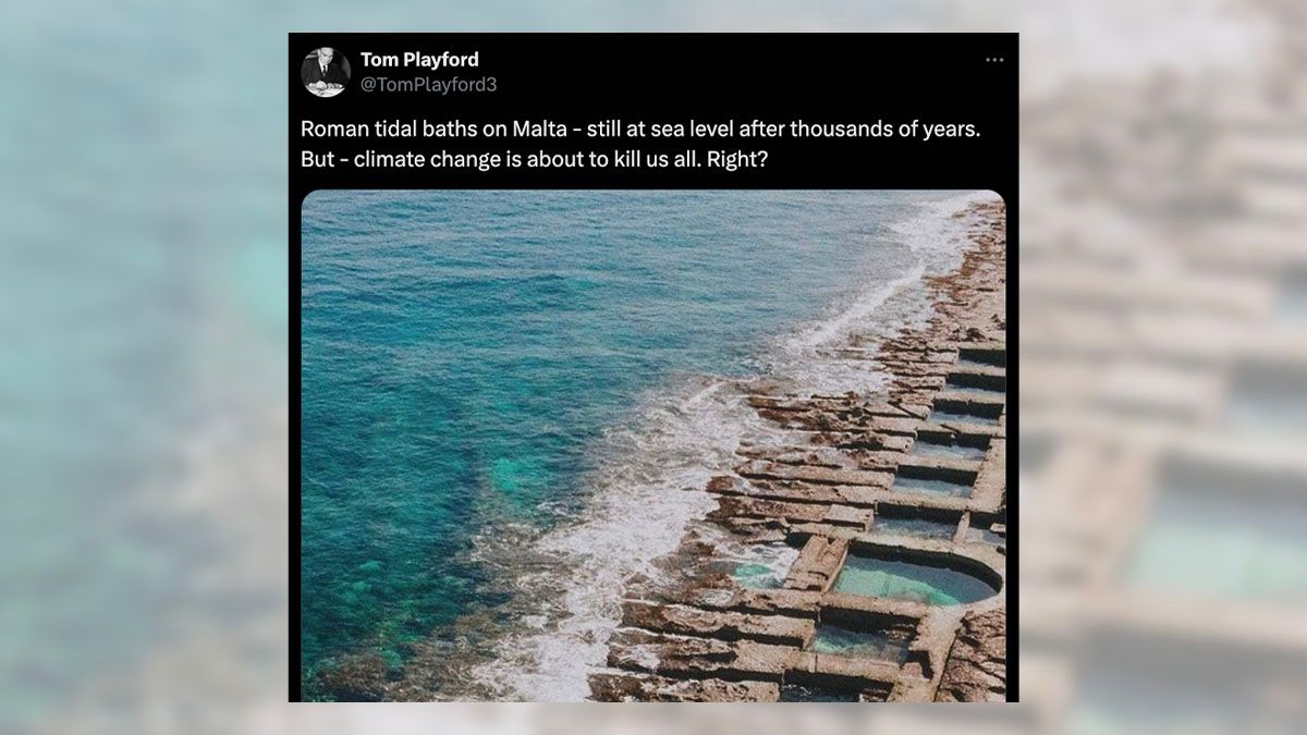No, Pic Doesn’t Show ‘Roman Tidal Baths’ in Malta at Same Sea Level as Thousands of Years Ago