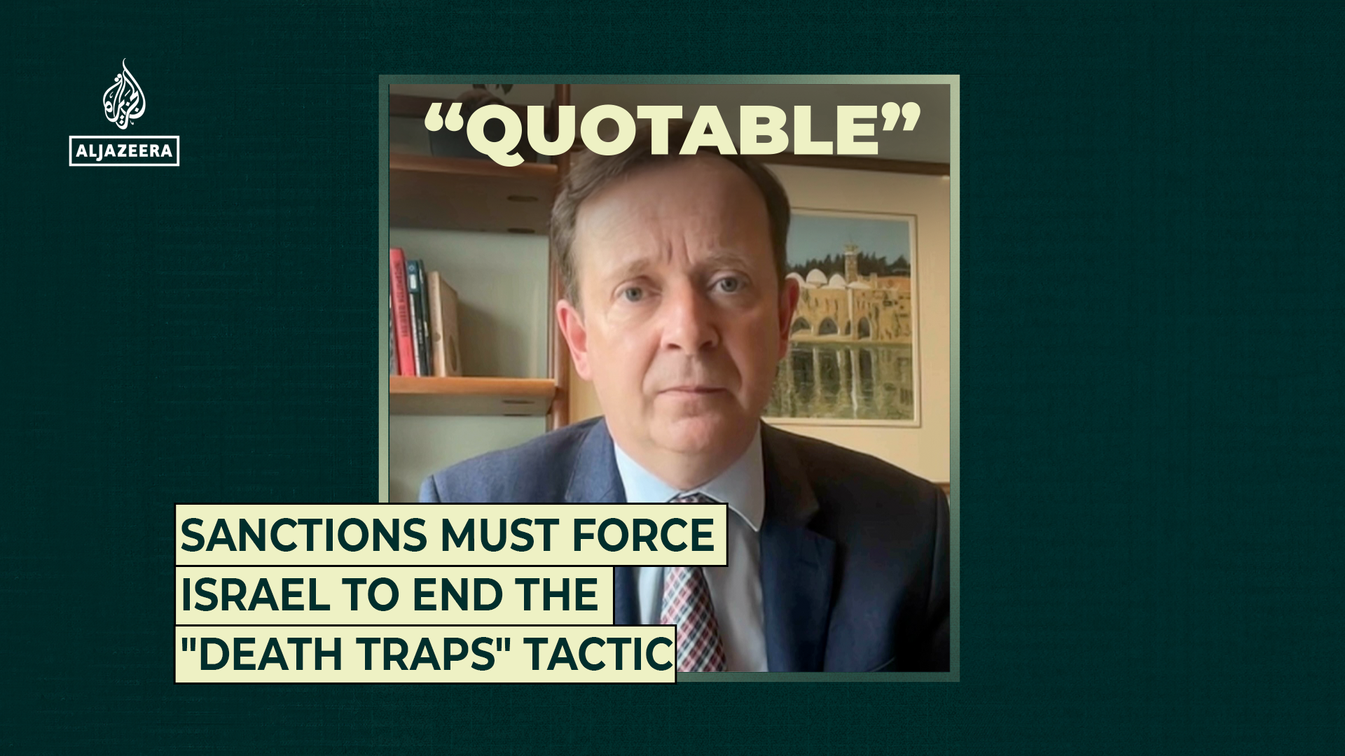Sanctions must force Israel to end the “death traps” tactic