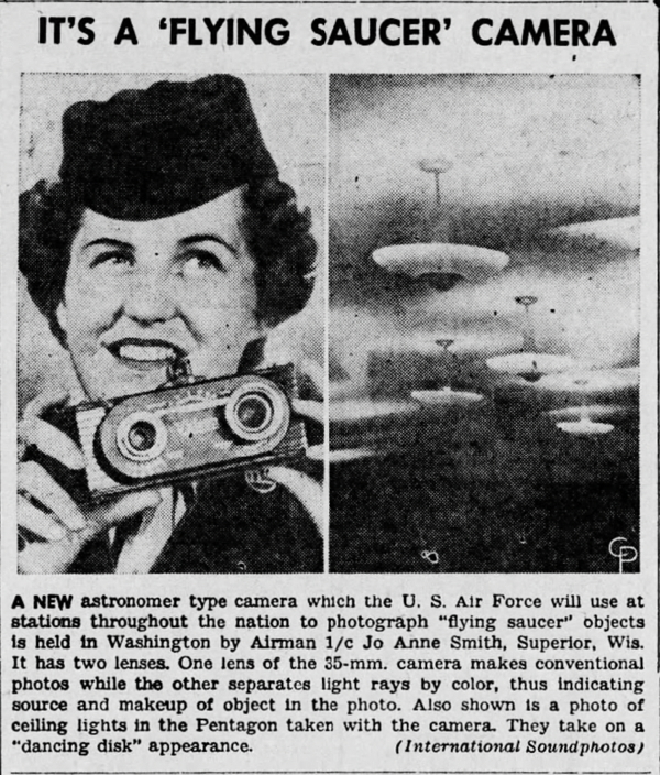 Flying Saucer Cameras