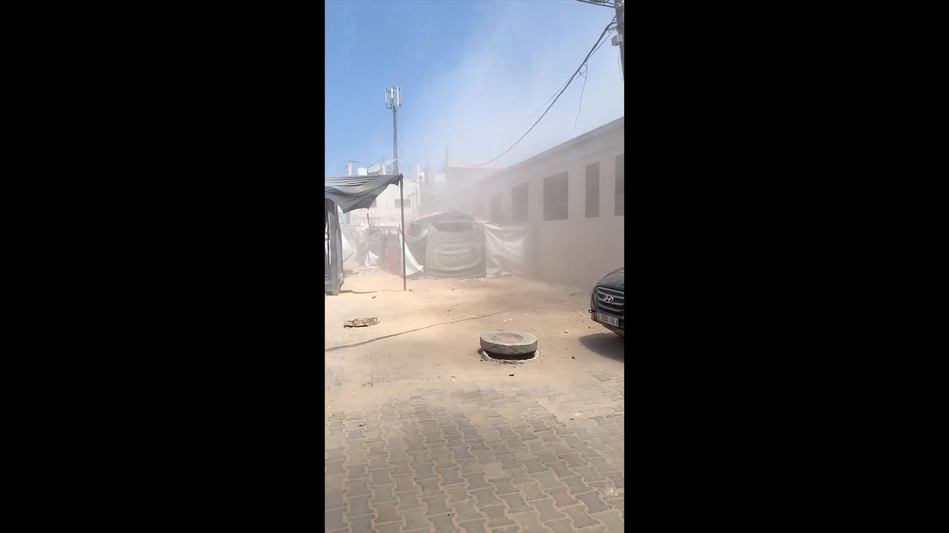 Israeli attack on hospital strikes close to Al Jazeera reporter