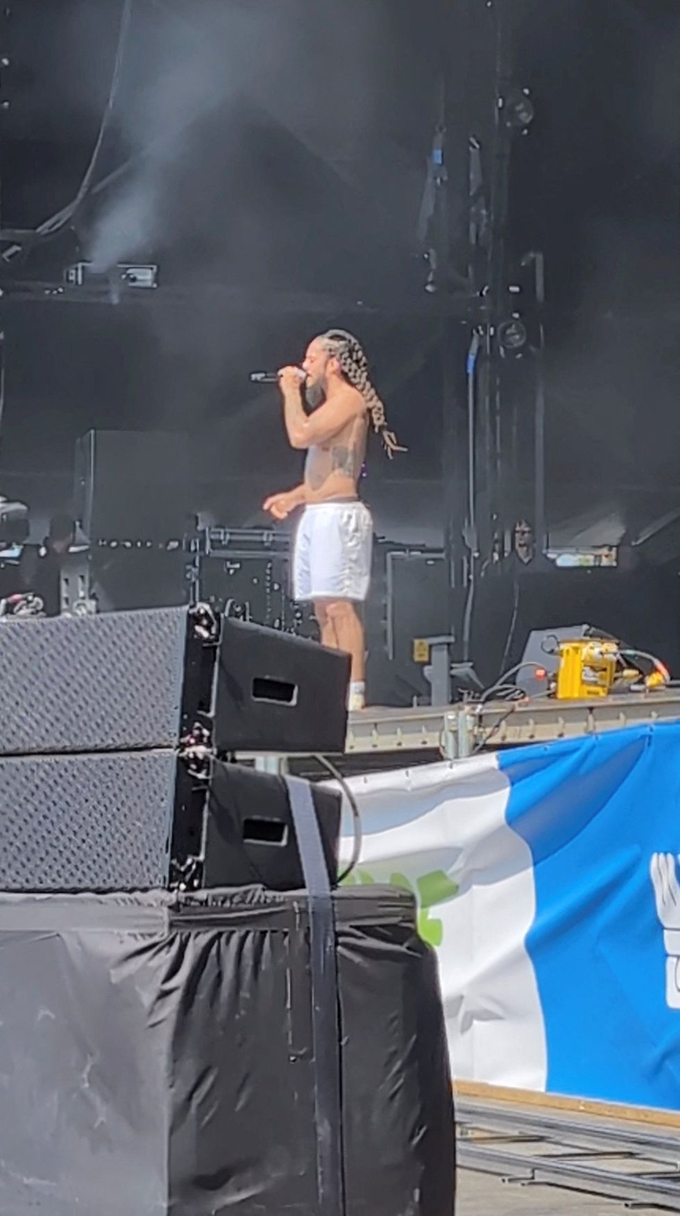 ‘Not welcome’: English rap duo barred from US for Glastonbury Festival chant