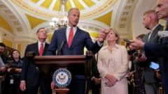 US Senate holds marathon overnight vote on Trump’s ‘big beautiful bill’