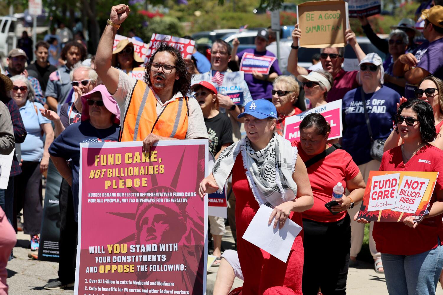 Orange County congresswoman targeted by protests over Trump megabill, cuts to healthcare