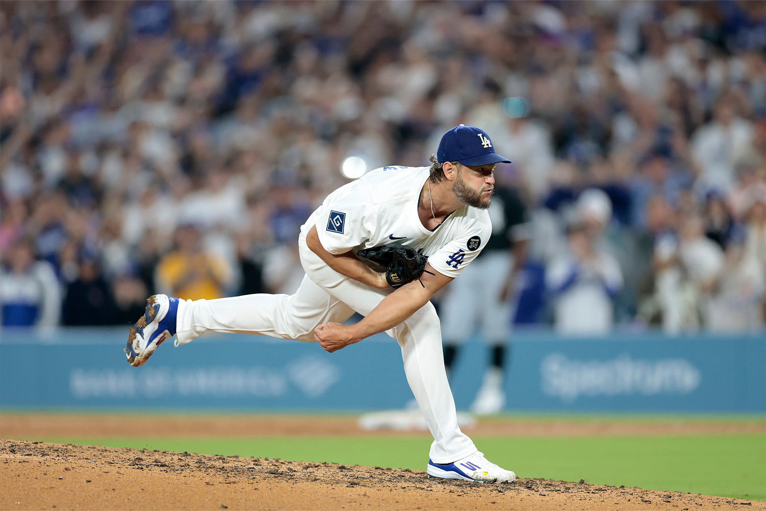 Clayton Kershaw carves name into baseball history books with 3,000th career strikeout at Dodger Stadium