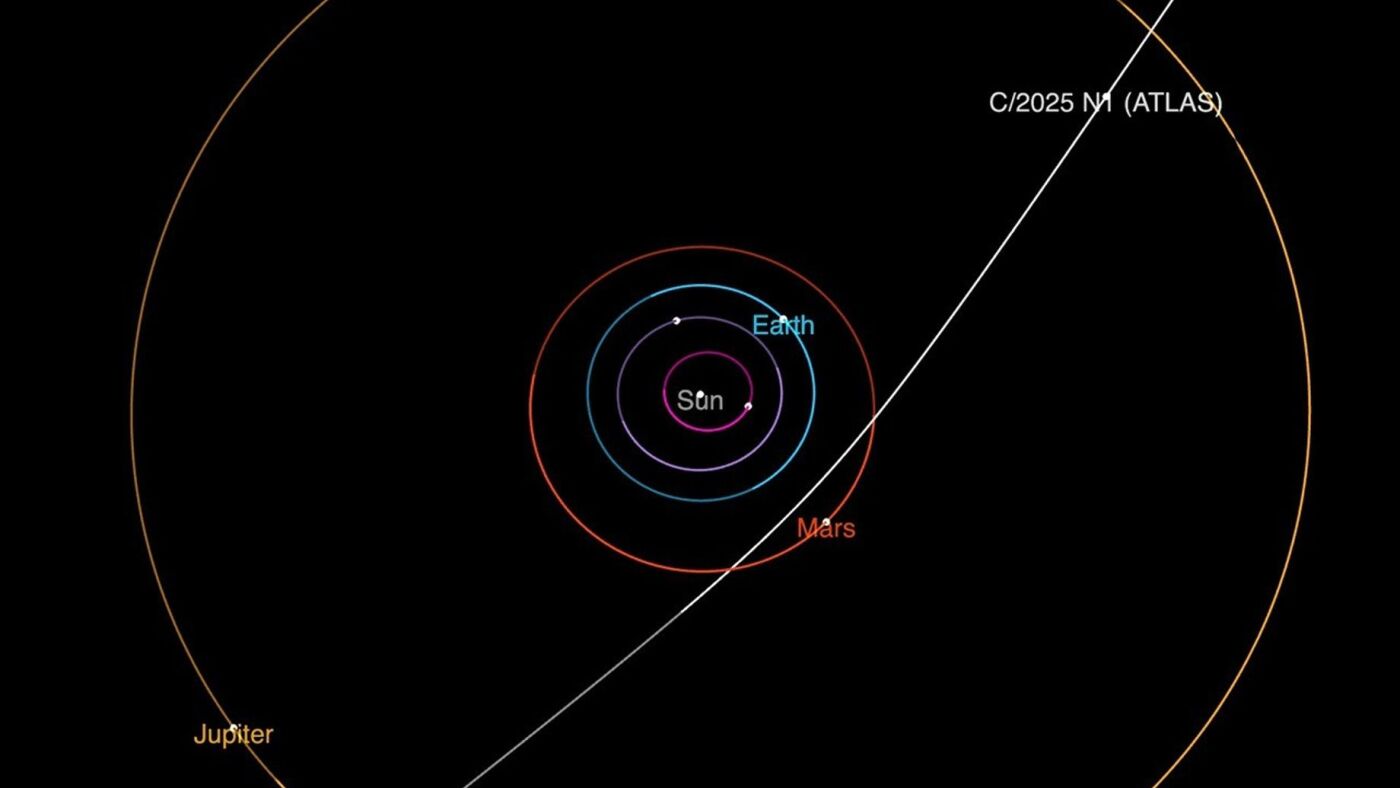 NASA spots a new comet flying in from a distant star system