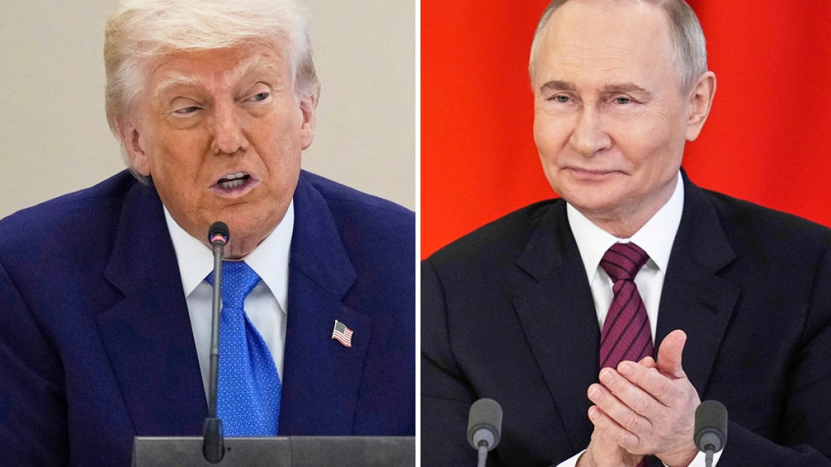 Russia ‘will not back down’ on Ukraine war goals, Putin tells Trump