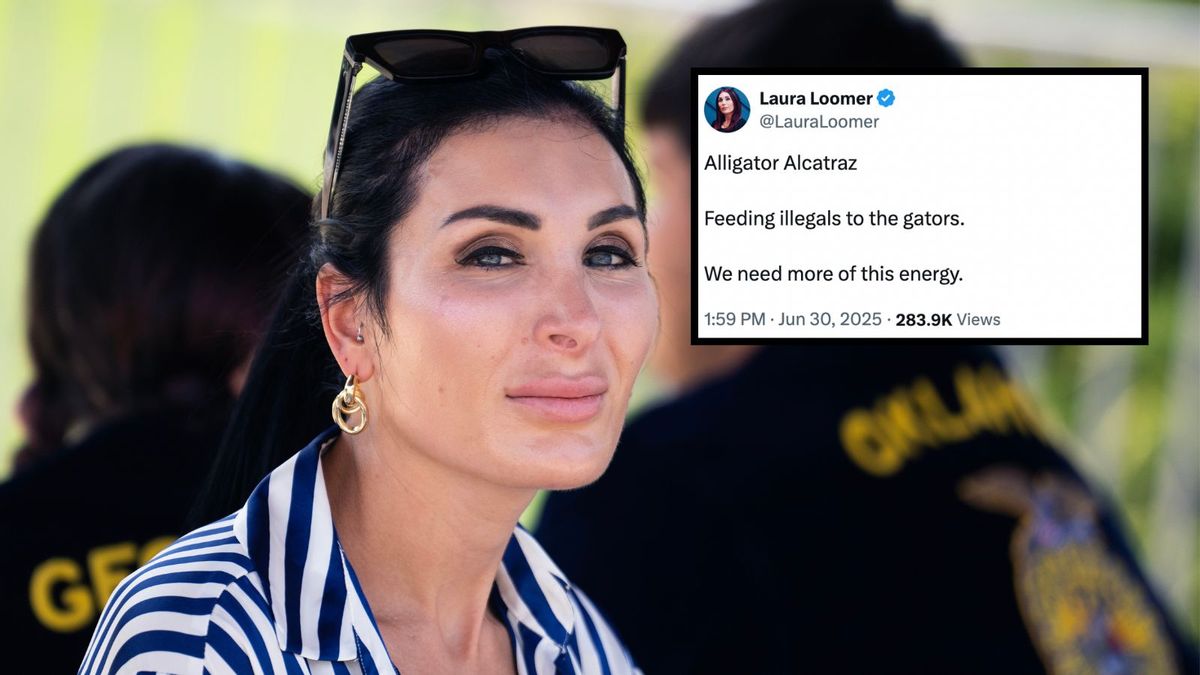 Laura Loomer posts about feeding ‘illegals’ to alligators are real