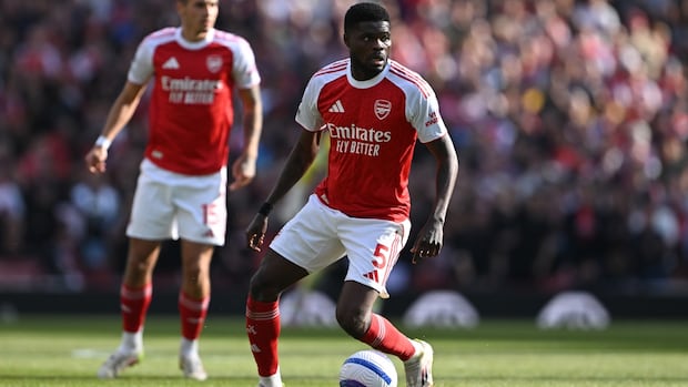 Former Arsenal midfielder Thomas Partey charged with 5 counts of rape, British police say