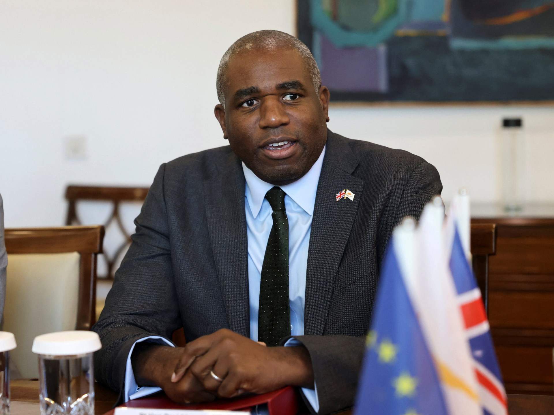 UK re-establishing diplomatic ties with Syria as Lammy visits Damascus