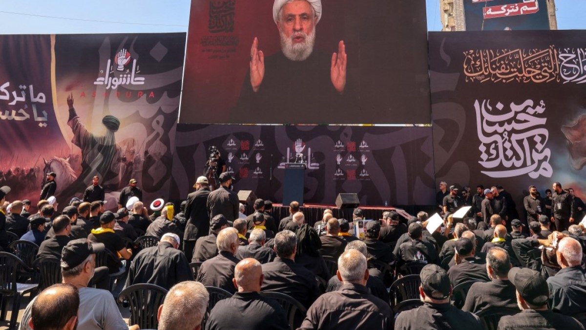 Hezbollah chief says won’t disarm until Israel leaves southern Lebanon