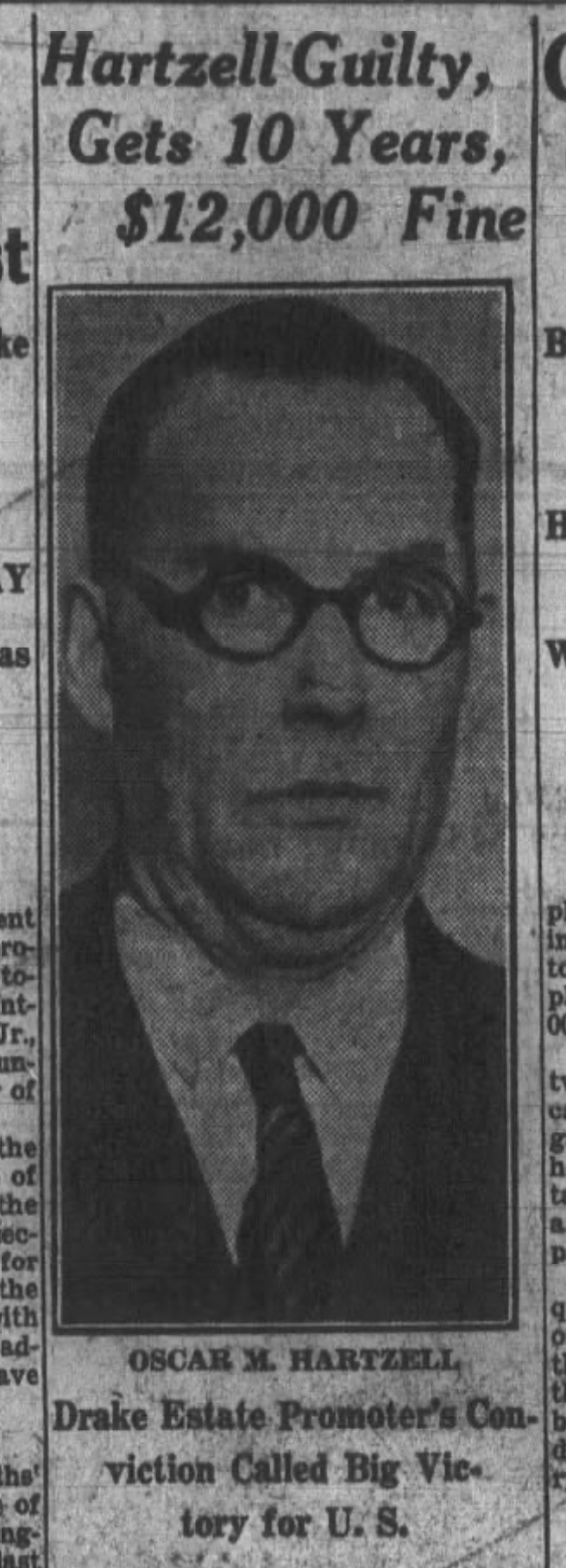 Oscar Hartzell and the Francis Drake Fortune