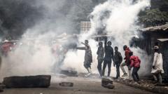 At least two dead in Kenya protests as central Nairobi sealed off