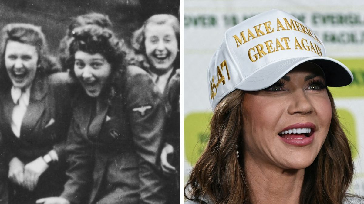 Unraveling claim image shows Noem’s ancestor as an Auschwitz guard