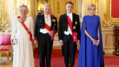 Watch: Macron’s day with the Royal Family