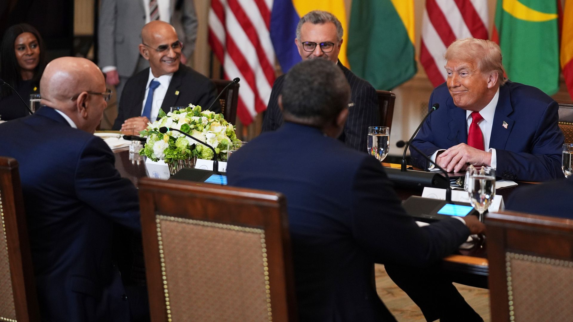 Trump praises Liberian president’s English – the country’s official language