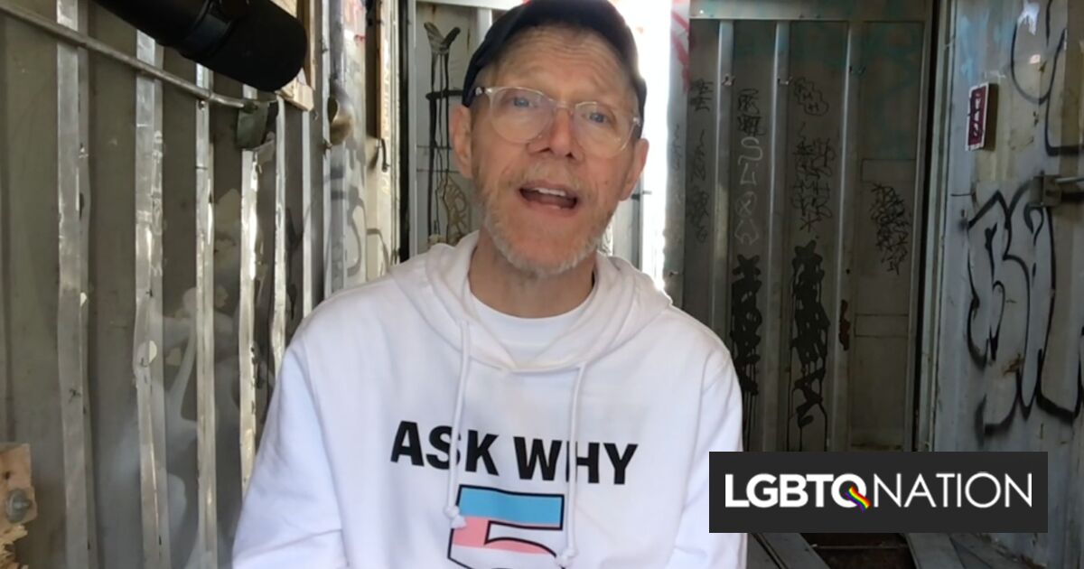 “Angry gay grandpa” with stage 4 cancer punished for trying to stop trans youth suicides