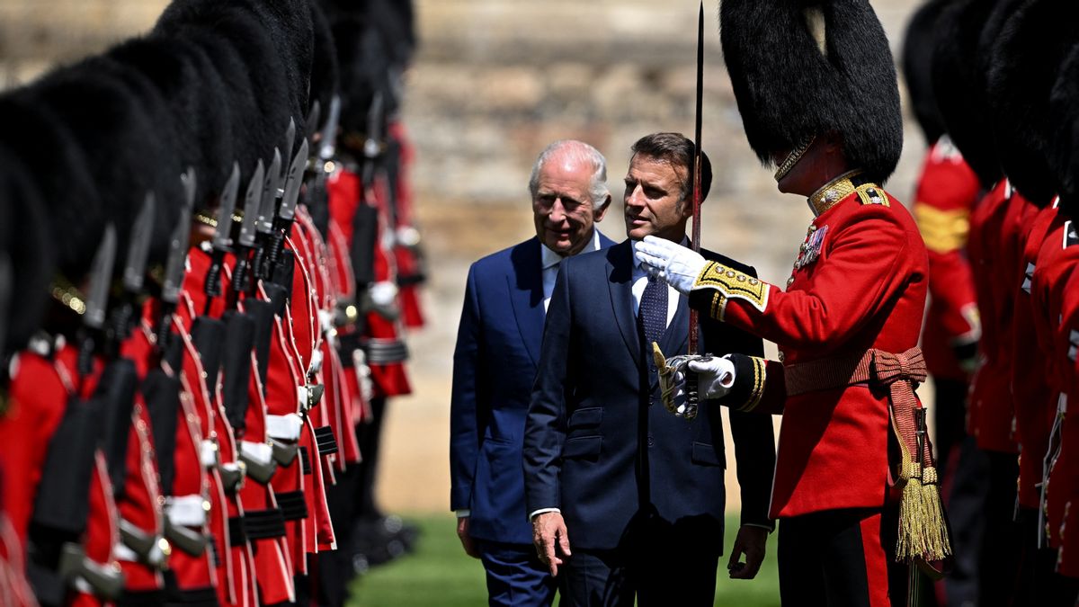 Did Macron break royal protocol walking in front of King Charles during UK state visit? What to know
