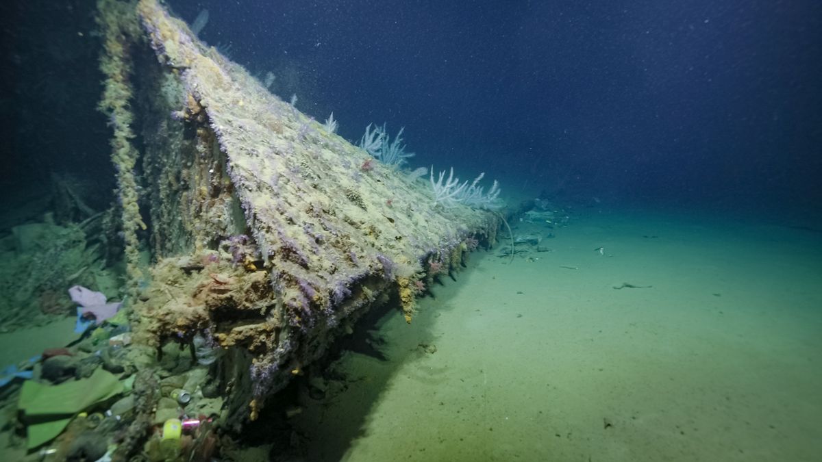 Severed bow of US warship blown off by Japanese torpedo finally found in South Pacific