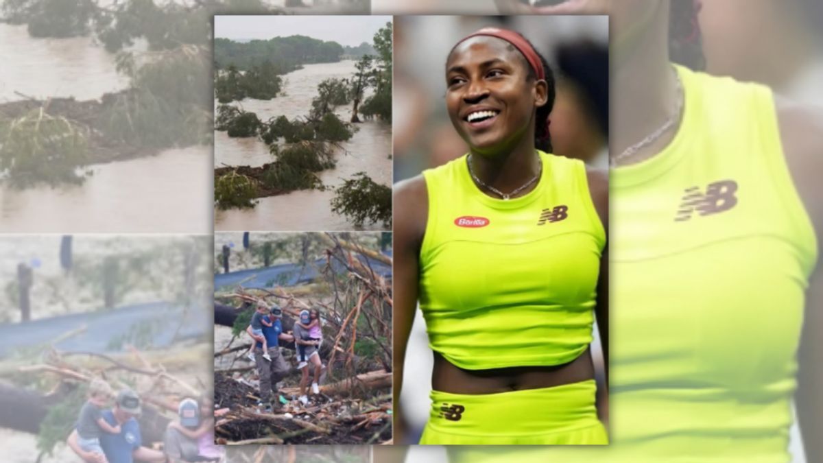 Did Coco Gauff donate $3M to support Texas flood search efforts?