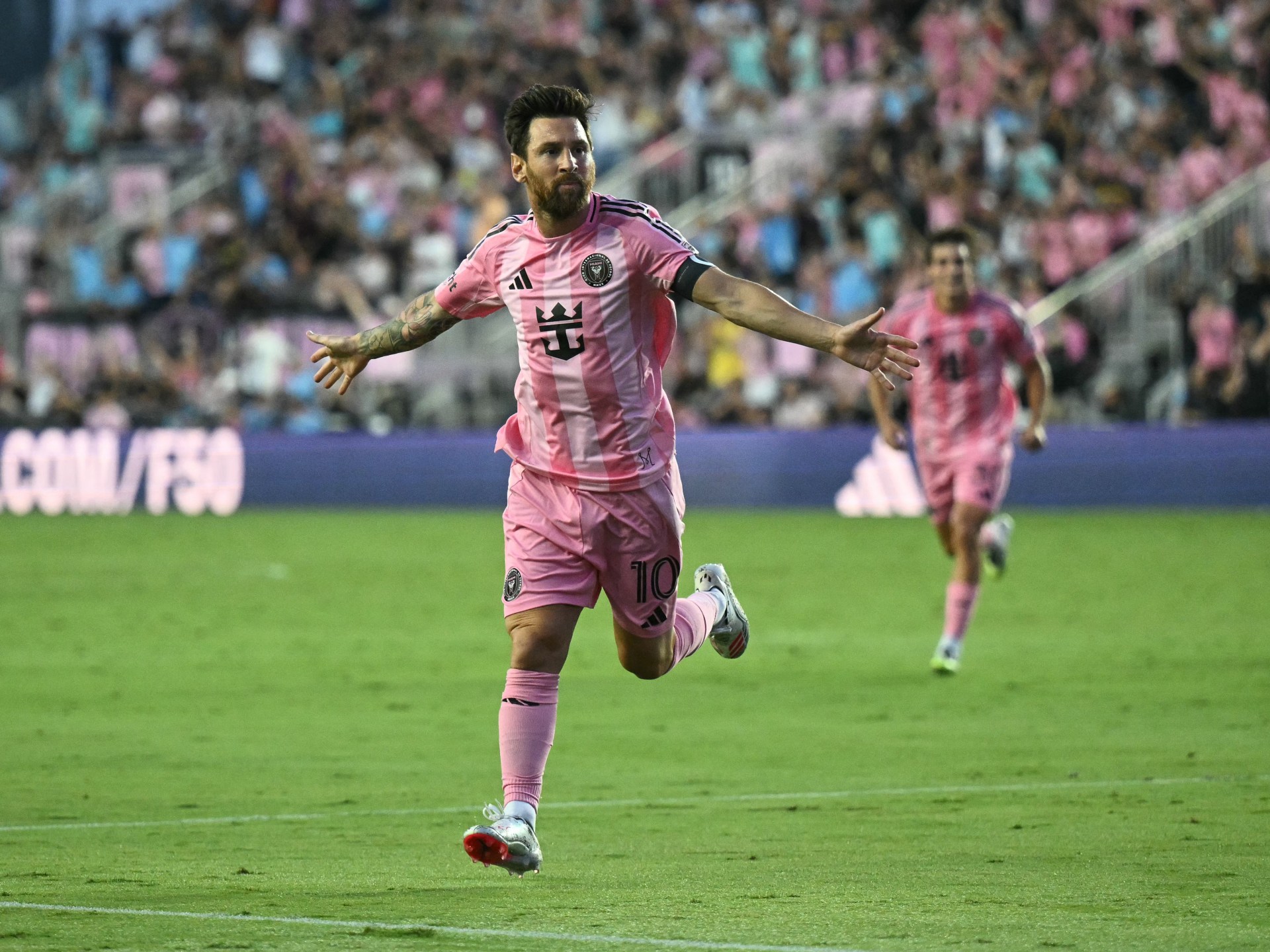 Lionel Messi scores twice as Inter Miami beat Nashville in MLS