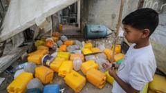 Gaza father’s outrage after Israeli strike kills son ‘searching for sip’ at water point