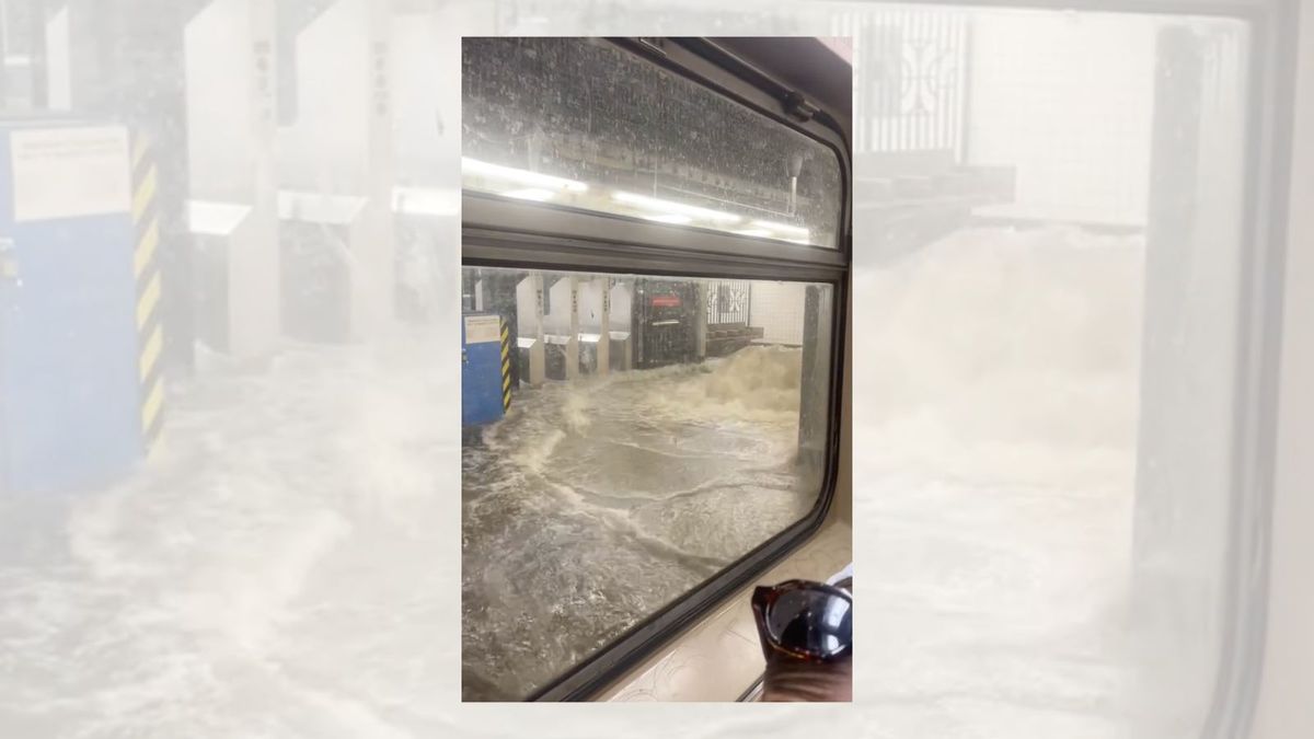 Video shows intense July 2025 flooding in NYC subway station?