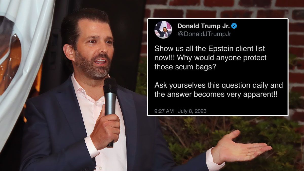 Did Tweety McTreason Jr. once post, ‘Show us all the Epstein client list’ and ask why those on it would be protected?