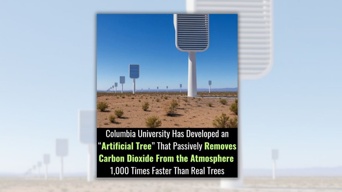 Columbia University developed artificial trees designed to clean air? What to know
