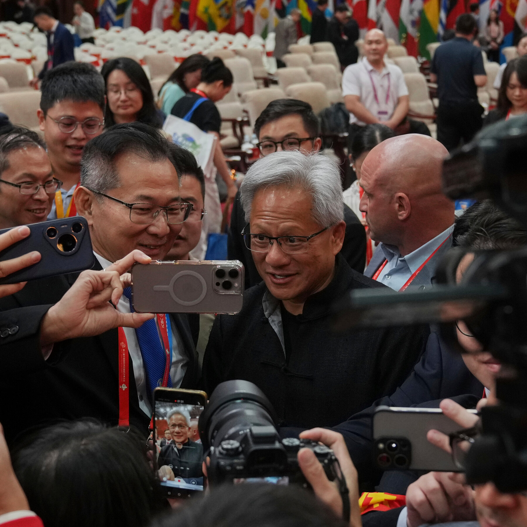 Nvidia C.E.O. Treads Carefully in Beijing