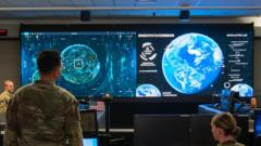‘Sparring in space’ – BBC gains rare access to US base tracking global missile strikes